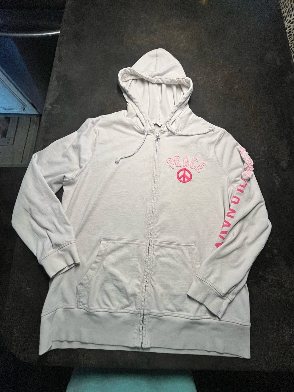 Old Navy Peace & Love Hoodie, XL